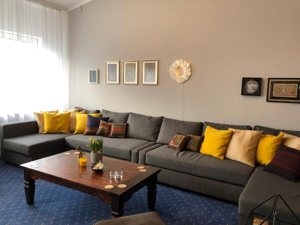 Posezení v ubytování Fi-Ferienhaus