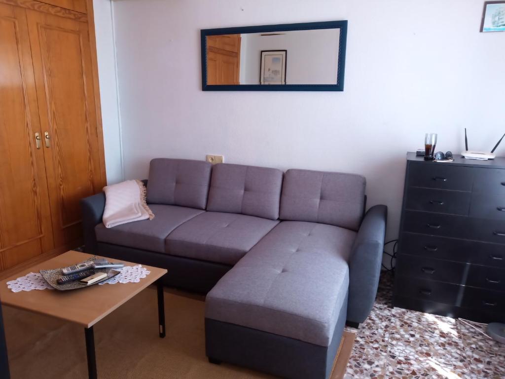 A seating area at Casa de los amigos