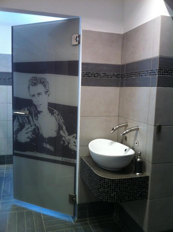 Koupelna v ubytování Hotel Donegal