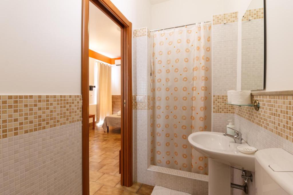 Koupelna v ubytování Agriturismo Il Gelsomino Ritrovato