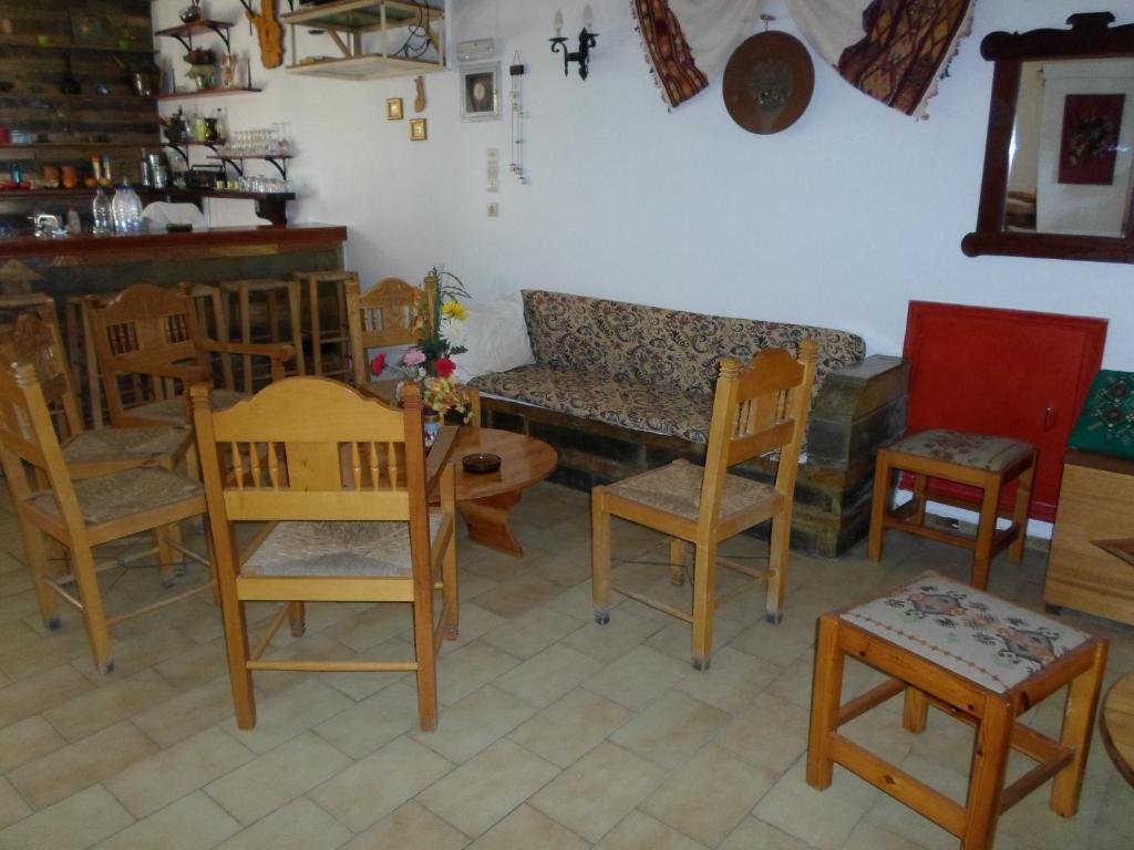 Posezení v ubytování Mavroforos Hotel
