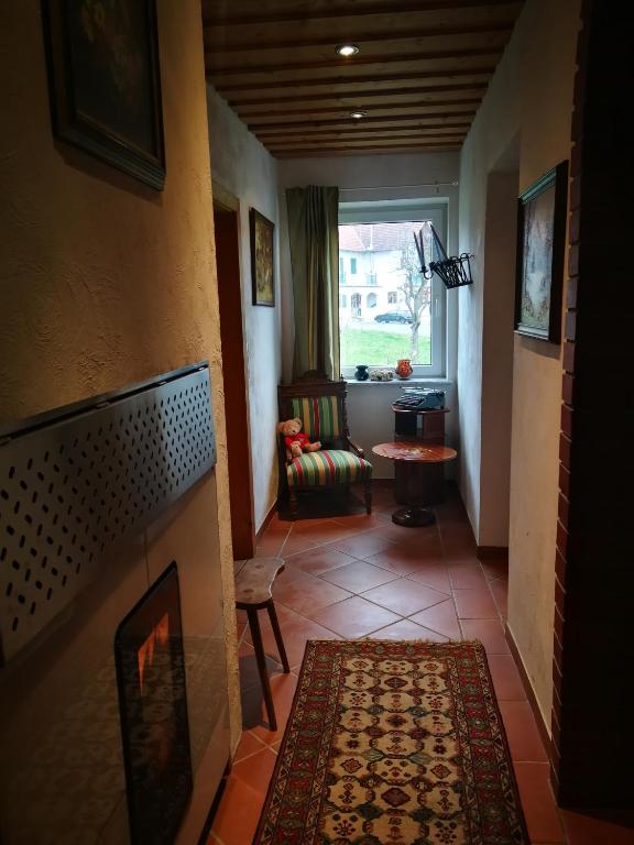 Posezení v ubytování Ferienwohnung Xandl