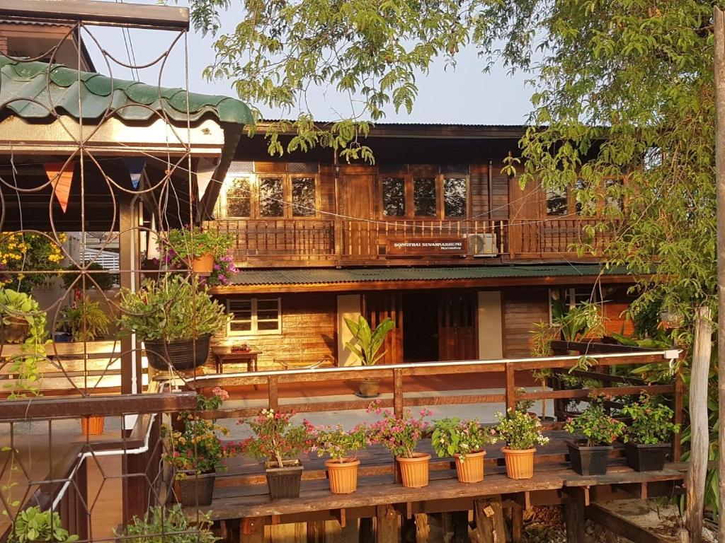 Budova, kde se bed and breakfast nachází