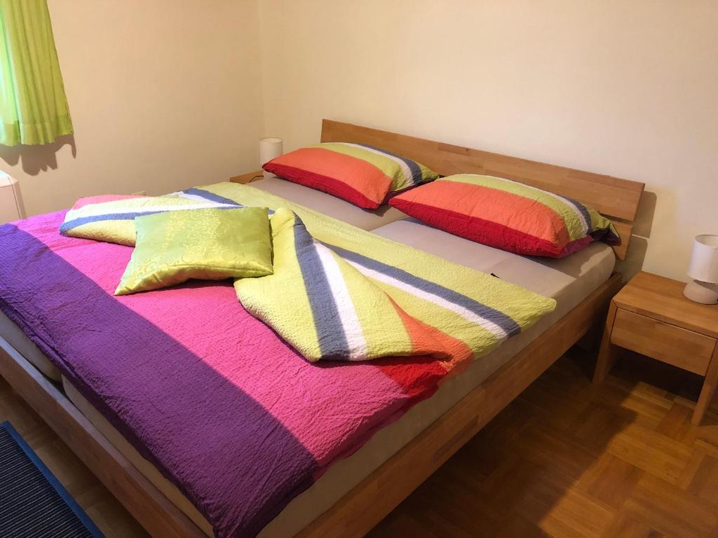 Postel nebo postele na pokoji v ubytování Ferienwohnung Peklar