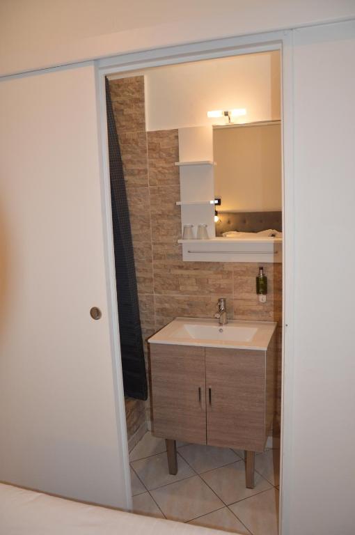 Koupelna v ubytování Hotel le Castellamar