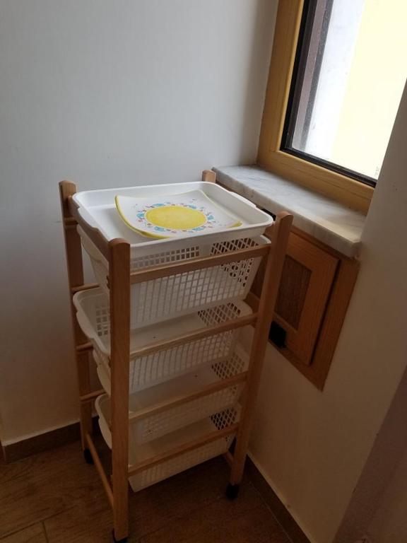Łóżko lub łóżka w pokoju w obiekcie Casa di Chiara