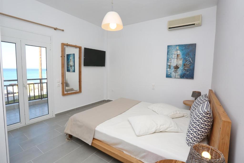 Postel nebo postele na pokoji v ubytování BleVista Apartments