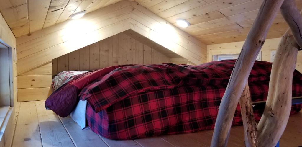 Postel nebo postele na pokoji v ubytování A Tiny Escape