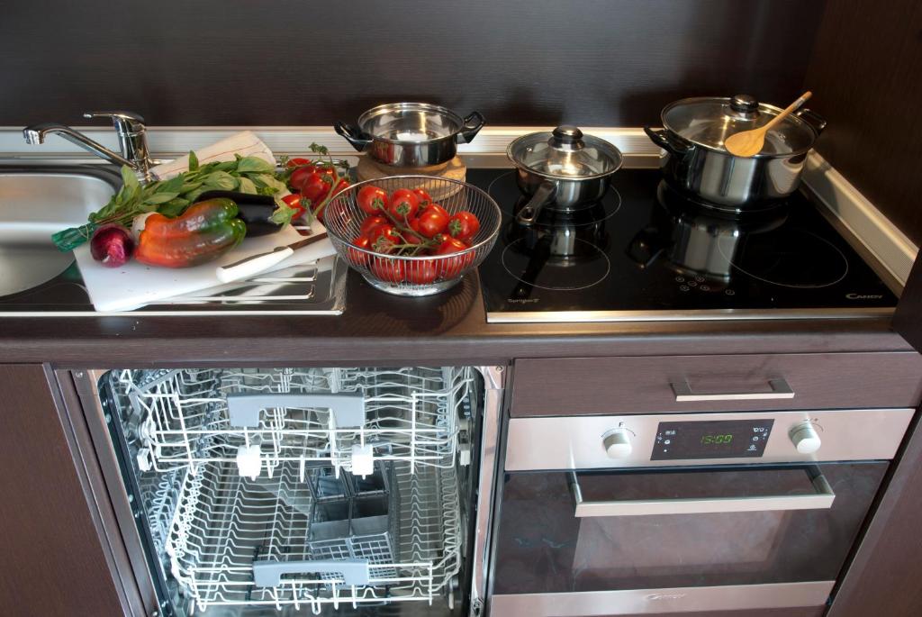 Una cocina o zona de cocina en Le Cupoline