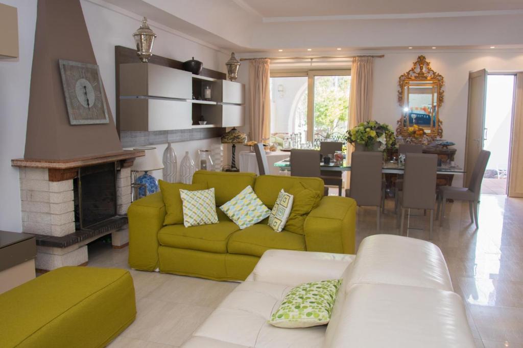 Posezení v ubytování VILLA MATILDA luxury B&B
