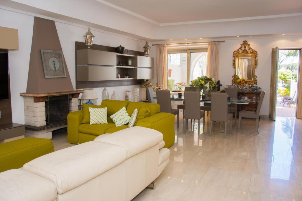 Posezení v ubytování VILLA MATILDA luxury B&B