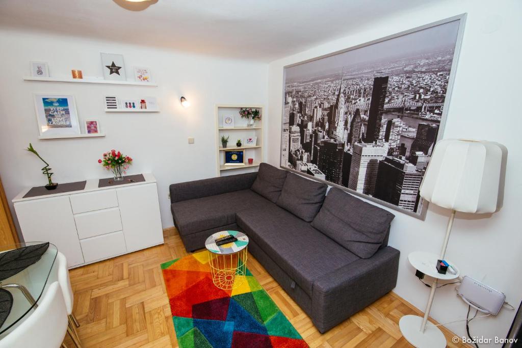 Et sittehjørne på City Apartment Tkalča - Best location in Zagreb