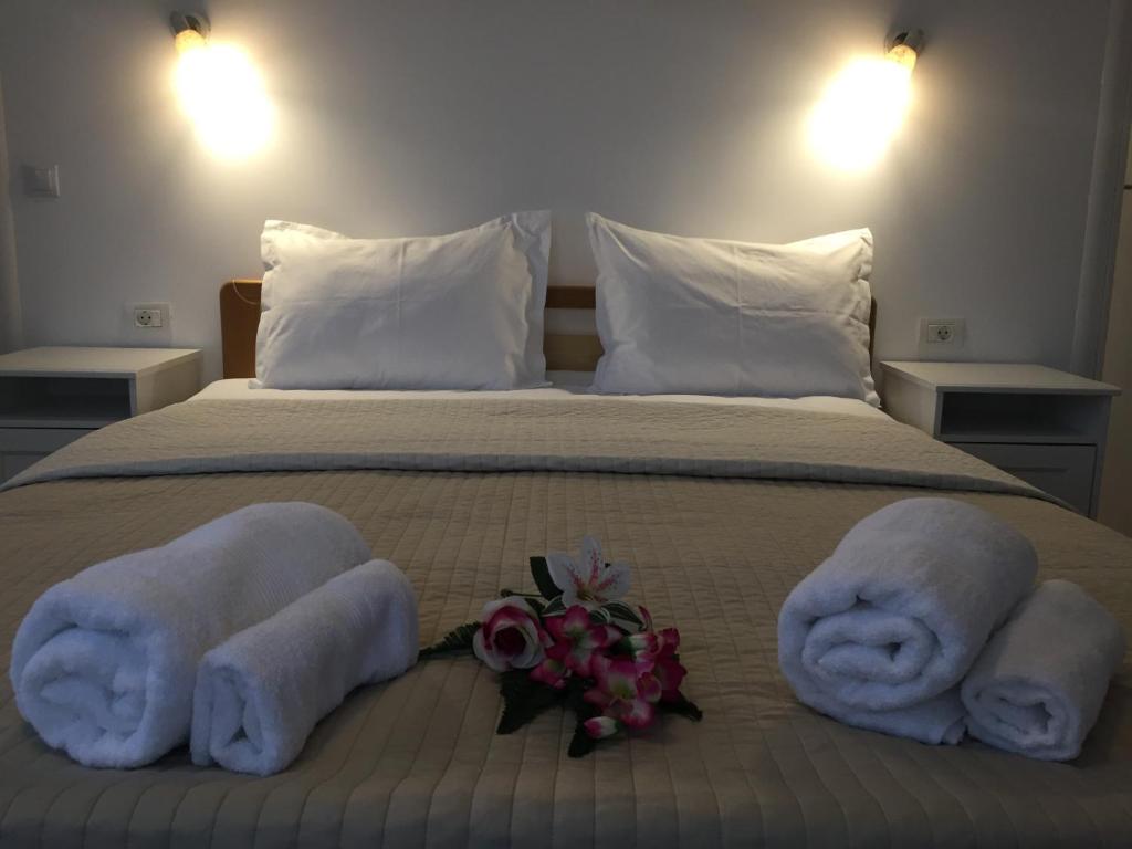 Postel nebo postele na pokoji v ubytování Top Style Villa