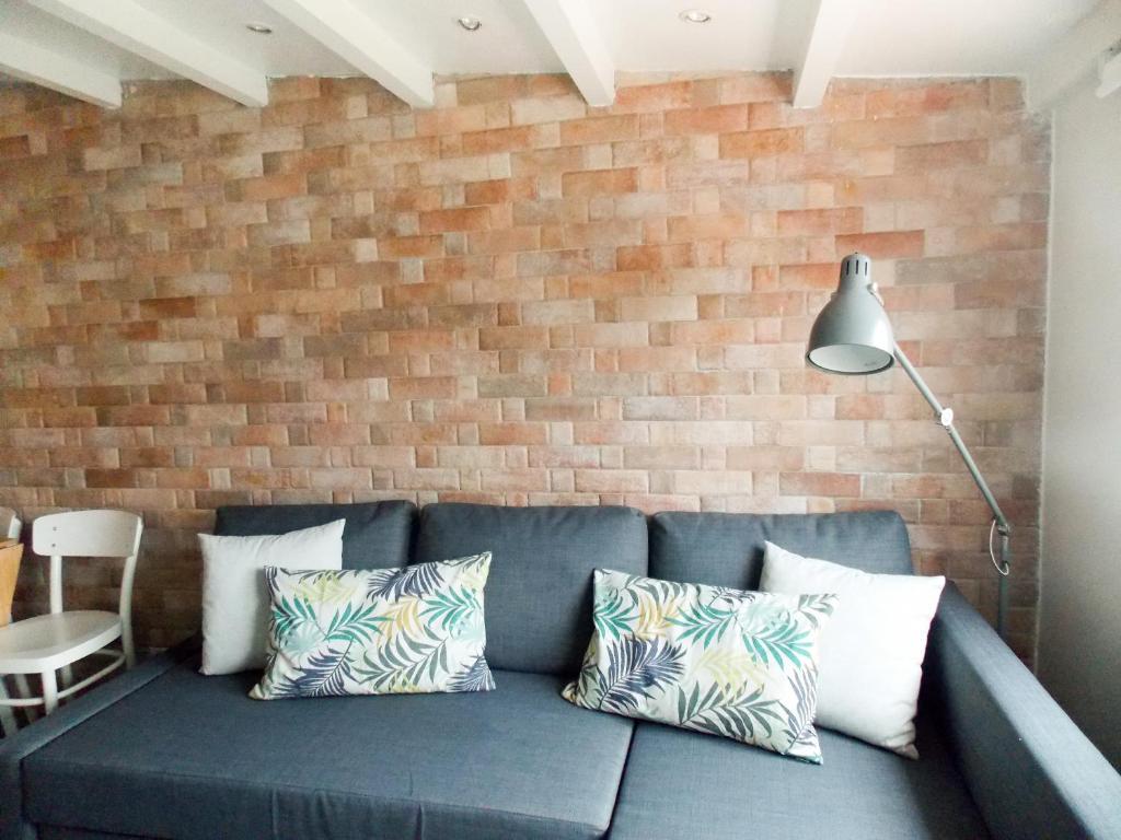 A seating area at Apartamento Sanxenxo Centro