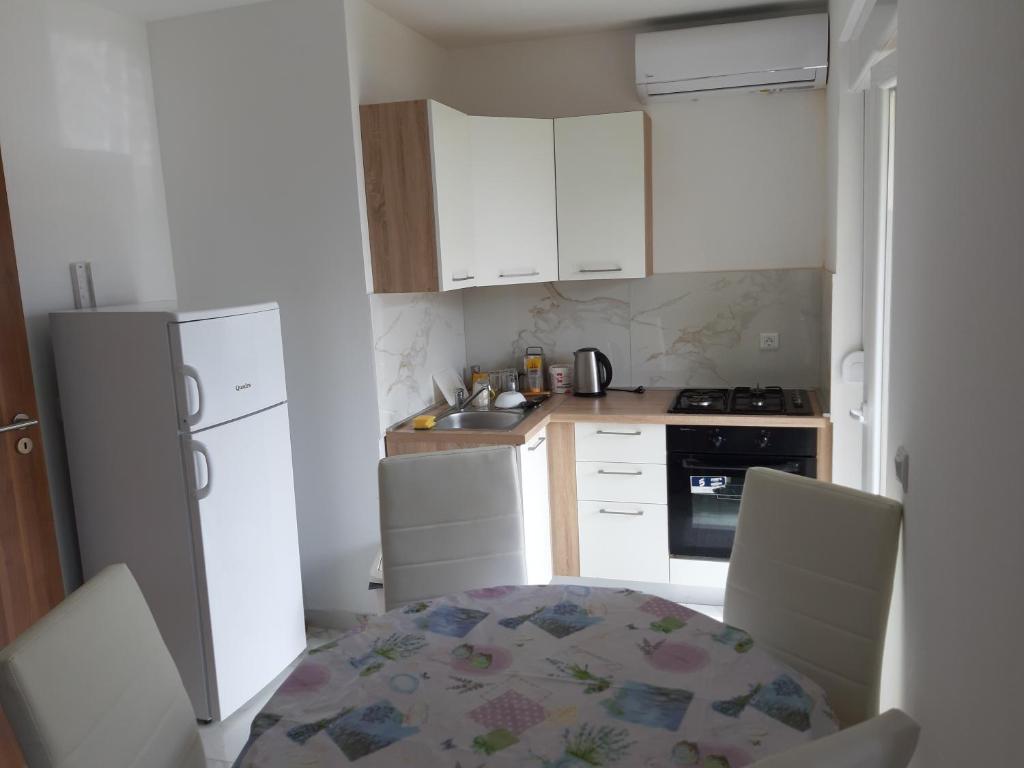 Kuchyň nebo kuchyňský kout v ubytování Villa Piccola