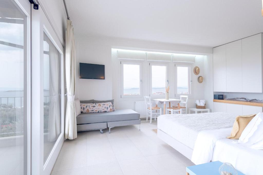 Postel nebo postele na pokoji v ubytování Villa Almira Luxury Apartments