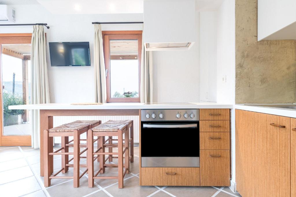 Kuchyň nebo kuchyňský kout v ubytování Villa Almira Luxury Apartments