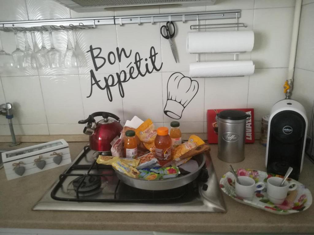 Kuchyň nebo kuchyňský kout v ubytování Buen Retiro