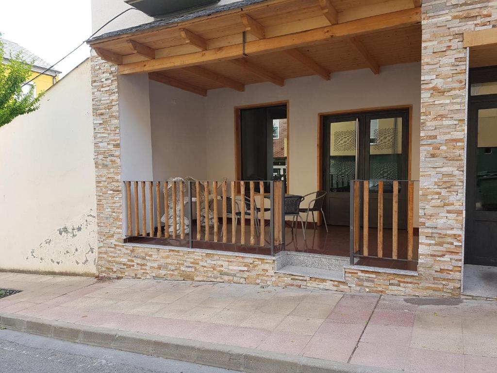 Balkón alebo terasa v ubytovaní HOSTAL CAMELOT
