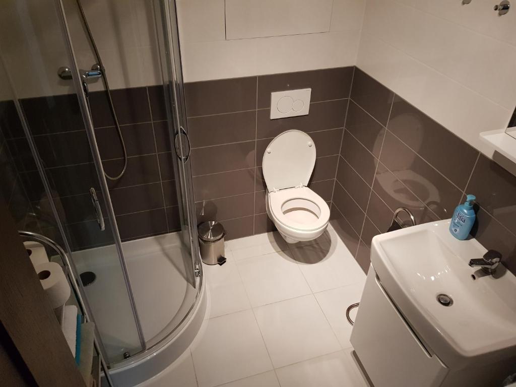 Kúpeľňa v ubytovaní Apartmán pod Štítom