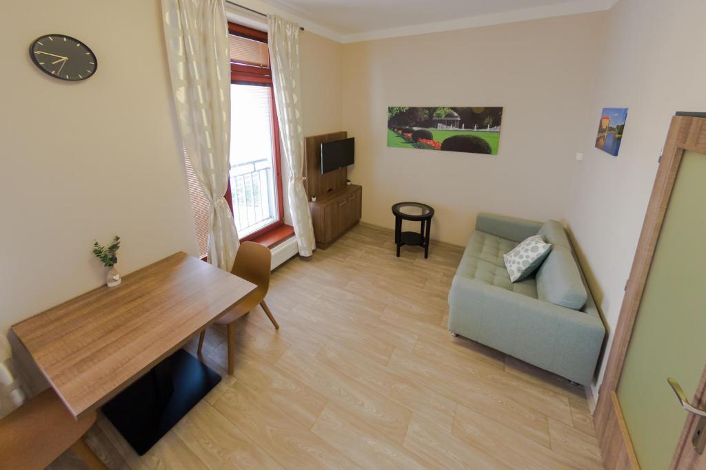 Posezení v ubytování Penzion Apartmány Resident