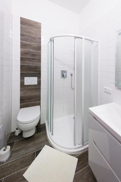 Koupelna v ubytování Penzion Apartmány Resident