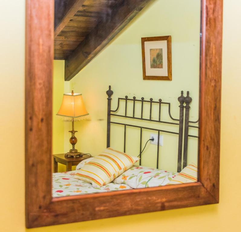 Postel nebo postele na pokoji v ubytování Casa de Aldea el Navaron