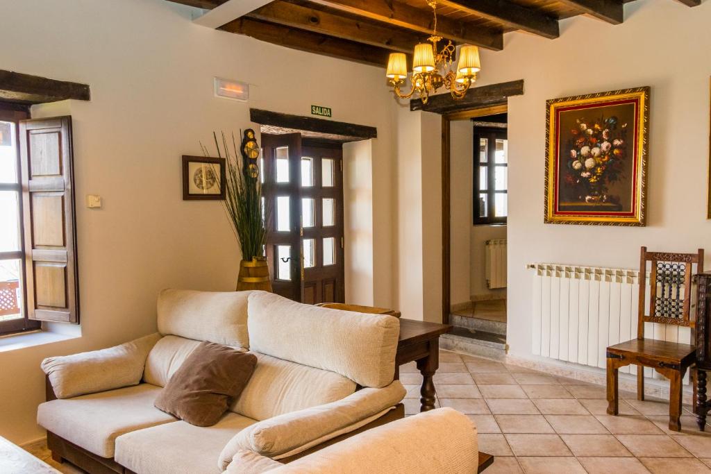 Posezení v ubytování Casa de Aldea el Navaron
