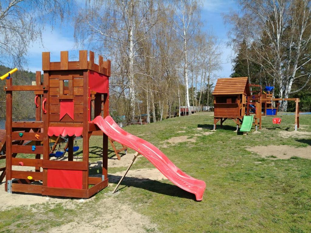 Herní místnost nebo prostor pro děti v ubytování Juniorcamp Nová Živohošť