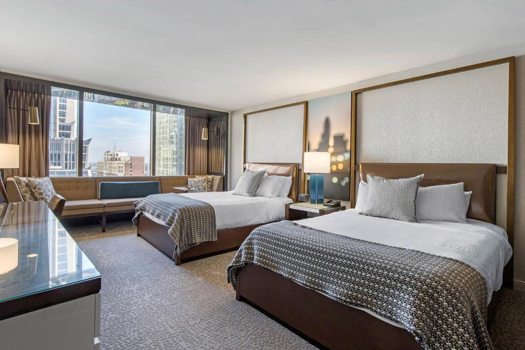 Omni Charlotte Hotel - Deluxe Kamer - 2 Queensize Bed