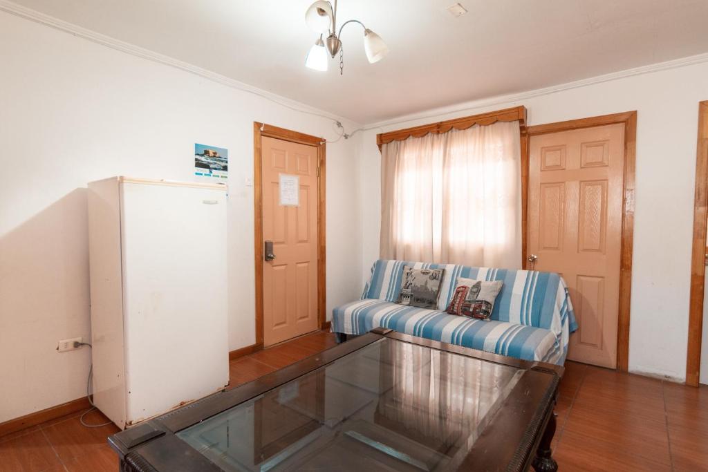 Istumisnurk majutusasutuses Hostal El Descanso