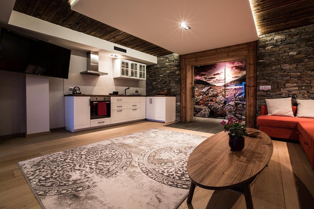 Kuchyňa alebo kuchynka v ubytovaní Apartament Gubałówka