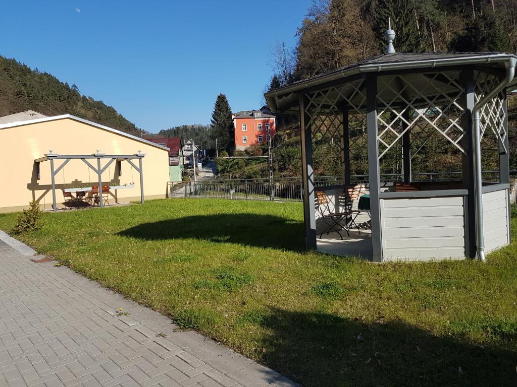 Zahrada ubytování Hotel Garni Dekorahaus