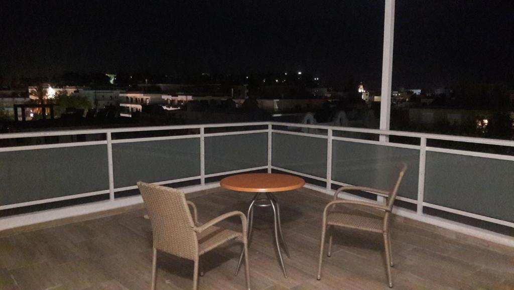 Balkón nebo terasa v ubytování International Hotel