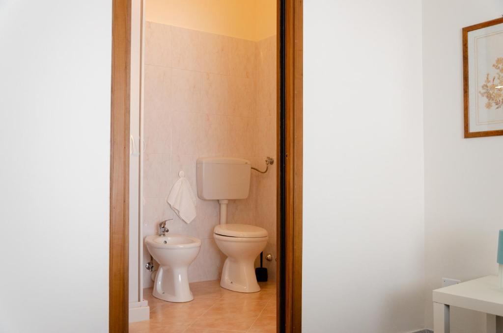 Koupelna v ubytování Casa Gentile Carducci