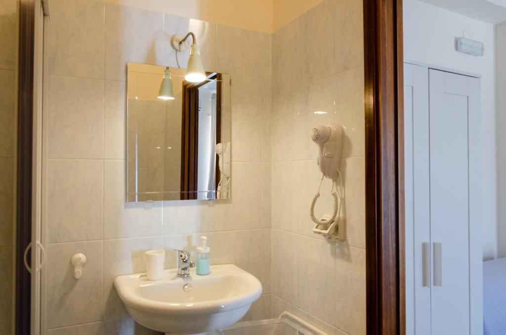 Koupelna v ubytování Casa Gentile Carducci