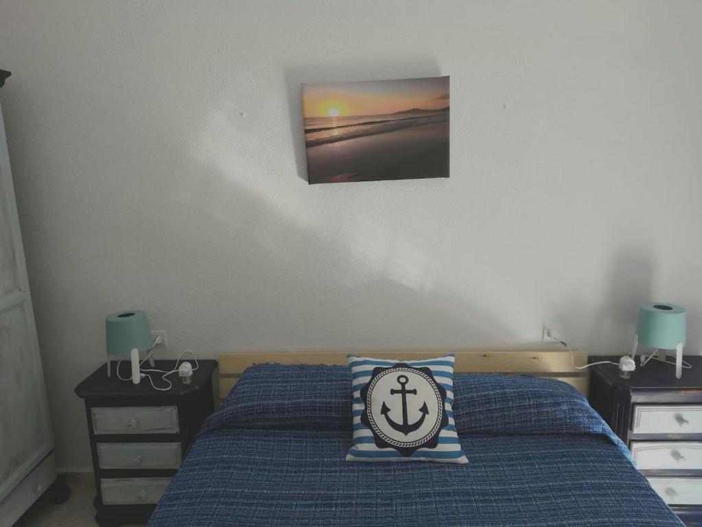 Postel nebo postele na pokoji v ubytování Apartamento Luz