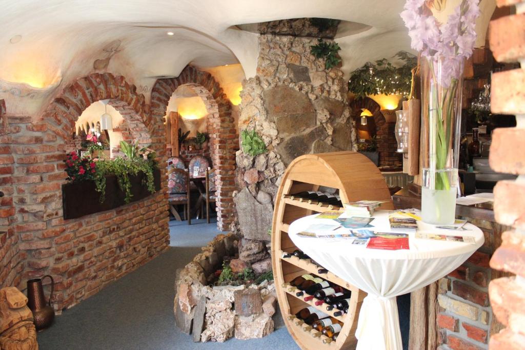 Posezení v ubytování Hotel-Burghagen