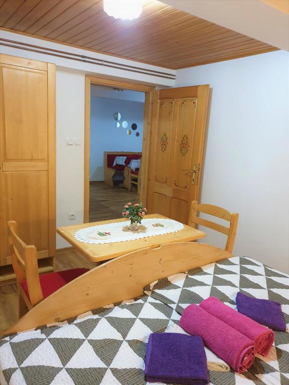 Postel nebo postele na pokoji v ubytování Apartment Sonce