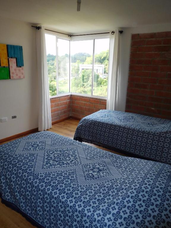Casa Campestre La Quinfalia - Chambre Jumelle Avec Salle De Bain Partagée