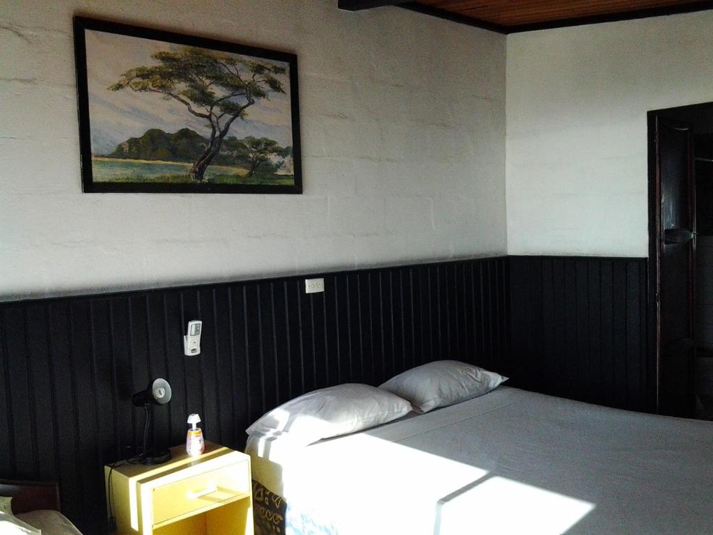 Postel nebo postele na pokoji v ubytování Bamboo Backpackers