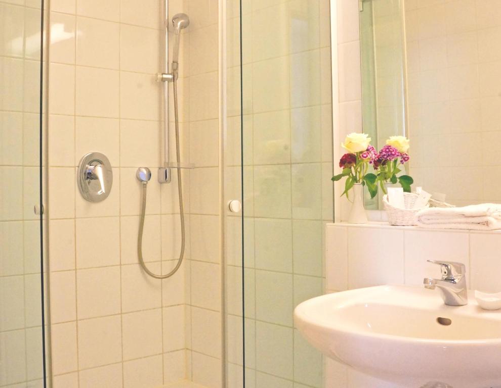 Koupelna v ubytování Hotel zum Scheppen Eck