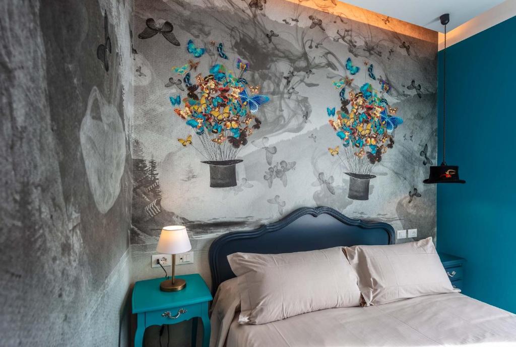 Postel nebo postele na pokoji v ubytování Art Hotel Ventaglio
