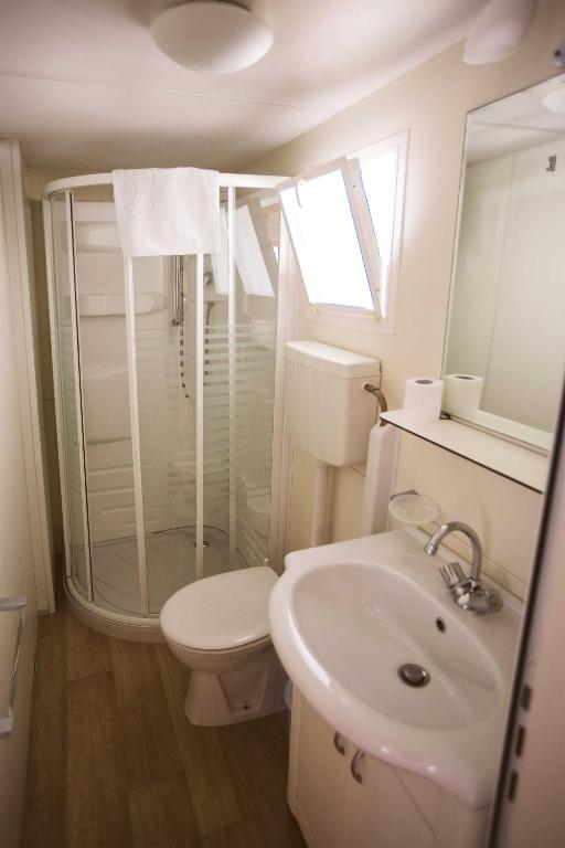 Koupelna v ubytování Mobile homes Marita