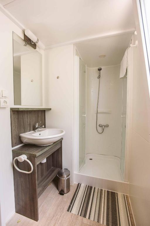 Koupelna v ubytování Mobile homes Marita