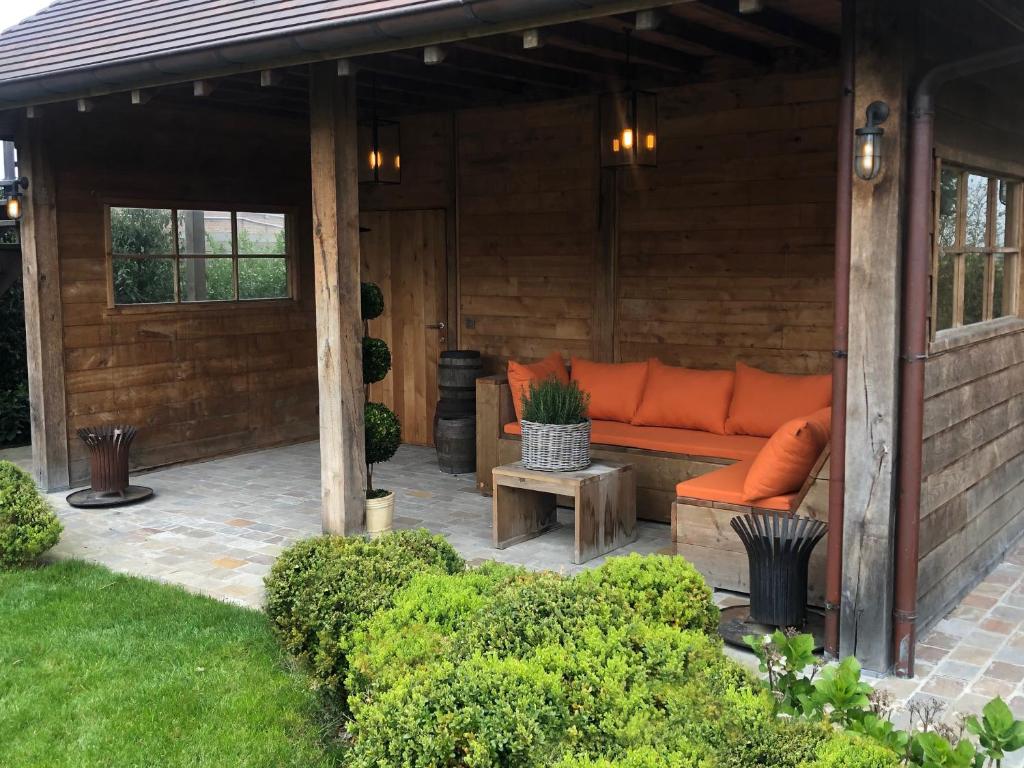 Posezení v ubytování B&B d'Oude Brouwerij