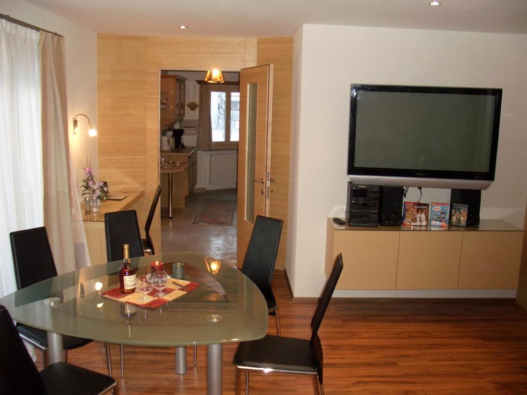 Kuchyň nebo kuchyňský kout v ubytování Hotel Stülzis