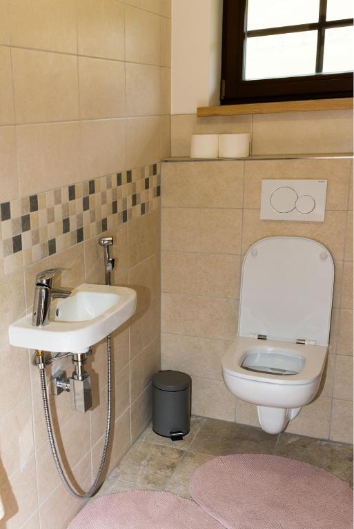 Kúpeľňa v ubytovaní Chata Hrozenka WELLNESS