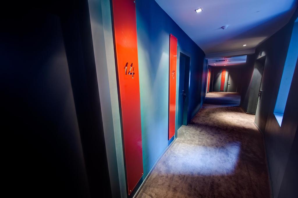 Postel nebo postele na pokoji v ubytování Sarroglia Hotel