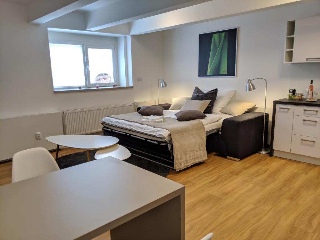 Kuchnia lub aneks kuchenny w obiekcie AP 1 - Apartments 4U Březinova "Overnight Simply"